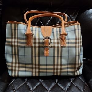 Burberry Blue Bell Nova Check Tote